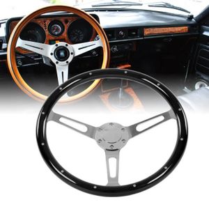 VOLANT SPORT LUISI 3 BRANCHES D/350mm AVEC MOYEU..AUTOS CLASSIC VIN