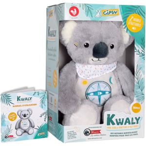 PELUCHE Gipsy Toys - KWALY- Koala conteur d’Histoires - Peluche Qui Parle Interactive -Version française - 2 Heures de Contes Merveilleux