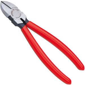 Pince Coupante Avant Knipex 130 Mm Chromée – Pour Mécanicien Avec Manches Plastique