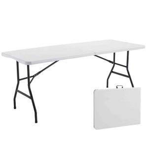 vidaXL Table de jardin pliante 79x72x70 cm Plastique Anthracite