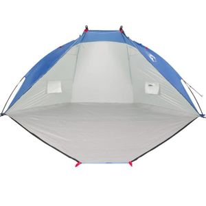 ABRI DE PLAGE Mothinessto-Tente de plage bleu azuré 268x223x125 cm 185T polyester