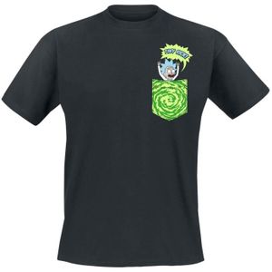 T-SHIRT Rick & Morty Tiny Pocket Rick Homme T-Shirt Manche