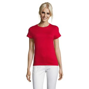 T-SHIRT Tee-shirt femme regent rouge - Sol's
