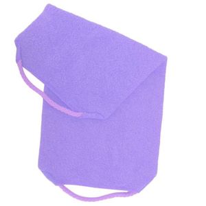 GOMMAGE CORPS Pwshymi serviette à frotter Gant de toilette exfoliant, douche élastique, gommage corporel, nettoyage, hygiene blouse Bleu Violet