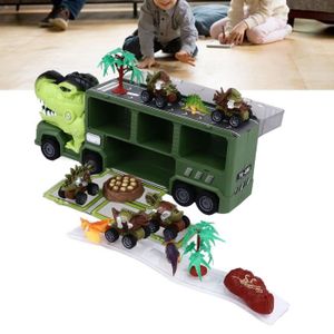 CAMION ENFANT Qiilu Camion Transporteur de Dinosaures 15 en 1 av