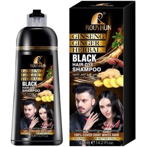 SHAMPOING Shampoing Colorant Cheveux Noirs Pour Cheveux Gris Shampooing Teinture Instantané Coloration Des Cheveux En Quelques Minutes [u1016]
