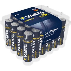 PILES VARTA Pack de 24 piles alcalines Energy AA (LR06) 
