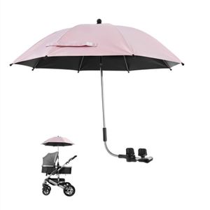 Ombrelle poussette rose Cdiscount