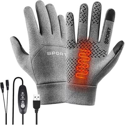 Gants Chauffants USB Rechargeables - 3 Niveaux De Chaleur, écran Tactile, Pour Moto, Rando, Ski