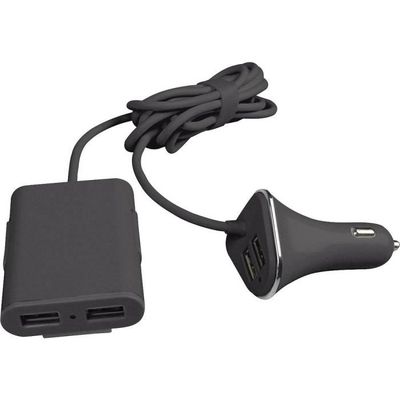 4.2A chargeur USB chargeur rapide chargeur USB double auto moto Affichage  LED à prise femelle avec interrupteur tactile - Chine Prise d'alimentation,  prise CC