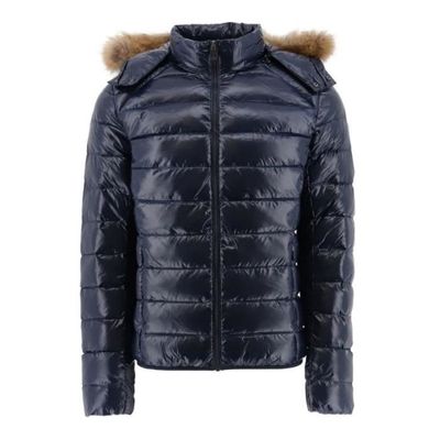 Doudoune Jott PRESTIGE GRAND FROID LAQUE Ref. 5917PRE 104. Couleur Bleu. Details. Capuche a fourrure. Fermeture a glissiere. Bleu Cdiscount Pret a Porter