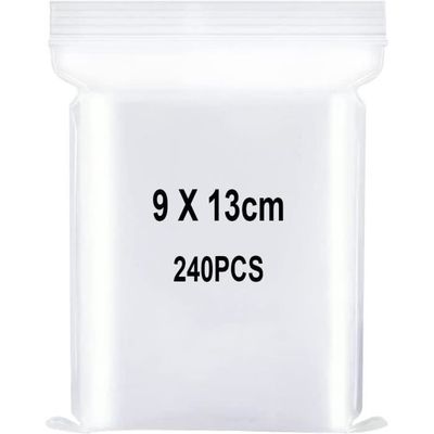 Sachets plastiques outlet refermables