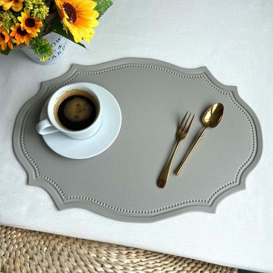 6 Sets De Table De Noël Lavables - 45x30 Cm En Lin Résistant à La Chaleur - Décoration Festive Pour Repas De Fête - 11