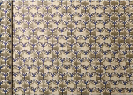 Rouleau De Papier Cadeau Métallisé 2x0,7m Bleu France