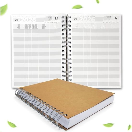 Carnet de réservation 2026 - Format A5 - Solide - Pour gastronomie et ...