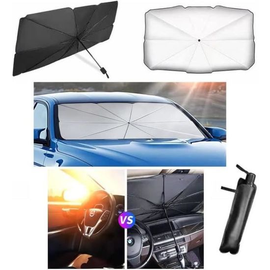 Pare-soleil Réfléchissant YANER Pour Pare-brise Fiat 500 (2011-2019) - Protection UV Et Chaleur, Facile à Installer - 4
