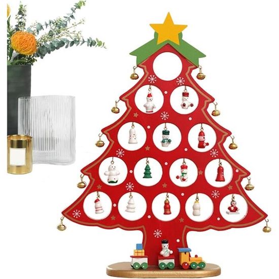 Lot De 8 Mini Sapins De Noël En Bois à Décorer - Hauteur 6 Cm - Surface Mate Pour Peinture Et Collage - Activité Manuelle Enfant