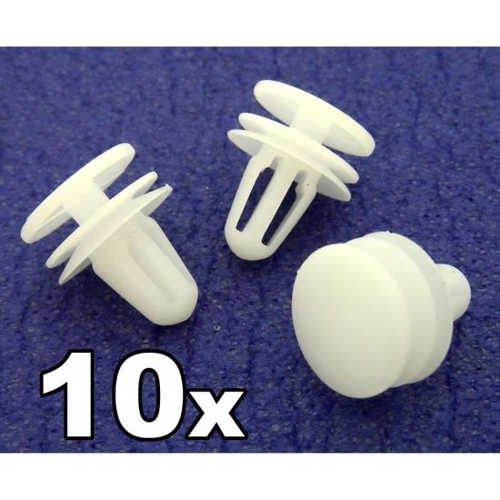 10 Clips Agrafe plastique panneau de porte PEUGEOT CITROEN 6991.E8