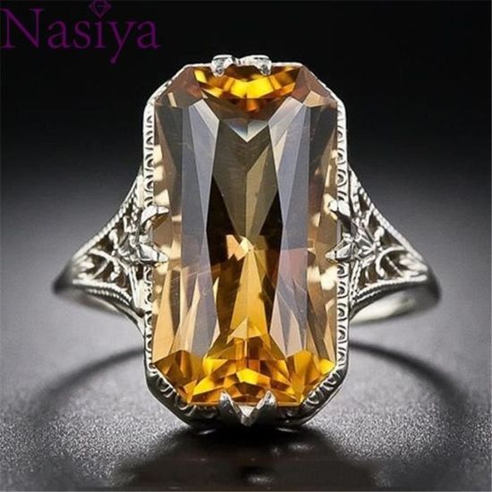 Pendentif En Argent 925 Avec Magnésite Citrine - Modèle #H6, Occasion