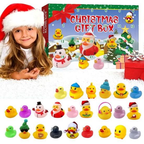Calendrier De L'Avent 2025 Canard En Caoutchouc - 24 Surprises Pour Noël