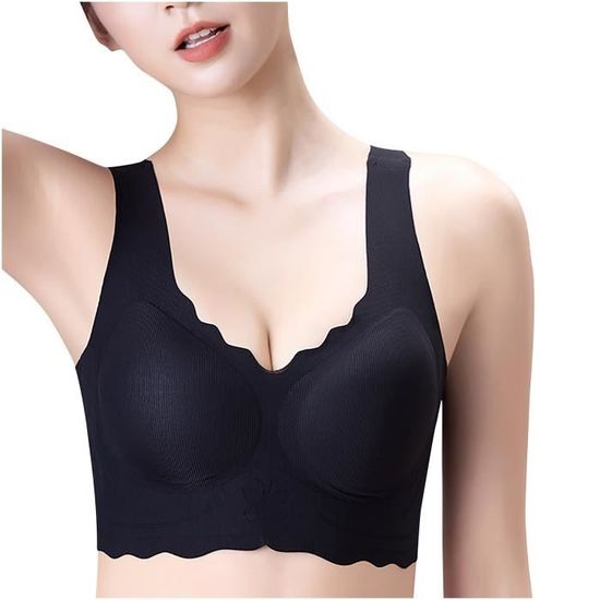 Camisole En Dentelle à Clipser Pour Femme - Avec Insert Soutien-gorge, Noir/Blanc/Beige, Taille Unique - 11