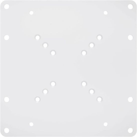 2x Plaque de support en acier galvanisé 110mm à visser pour ferrure de