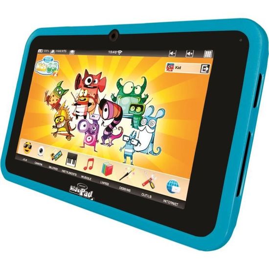 VIDEOJET Tablette Enfant KidsPad 4 - Bleu