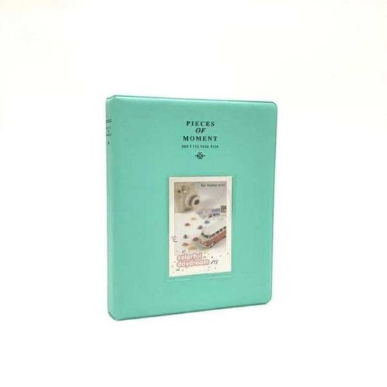 Album Photo 64 Pochettes - Format 60x85 Mm - Compatible Mini Instax, Cartes De Visite - Couverture Gelée Rose