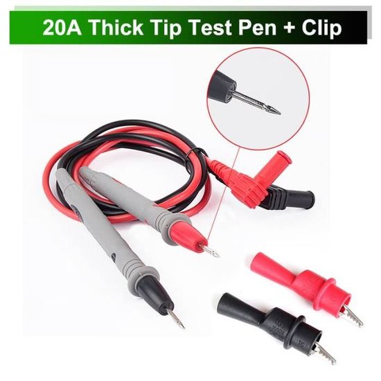 Kit De Fils De Test De Sonde Multimètre FAFEICY P1300E - Blanc