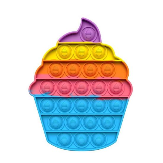 2 pcs Crème glacée Pop it Fidget Toys Pack Rainbow+Tricolor Pousser Bulle  Jouet Sensoriel Arc-en-Ciel Crème Glacée Jouet Silic[286] - Cdiscount Jeux  - Jouets