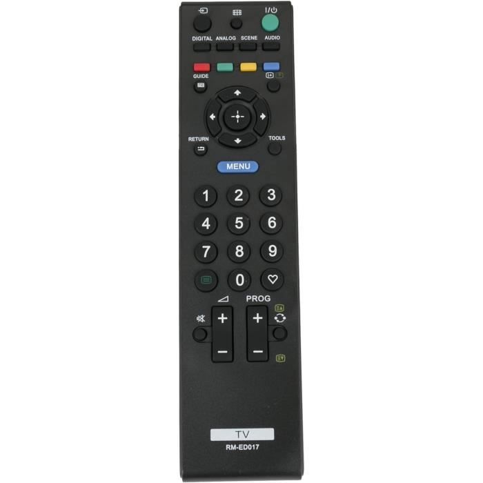 Rm-Ed049 Télécommande De Remplacement Compatible Avec Sony Lcd Tv