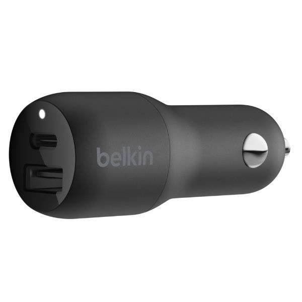 BELKIN Double chargeur voiture CCB003btBK