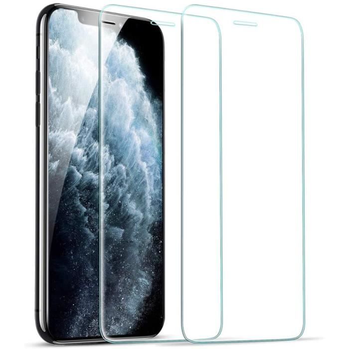 2 Pièces Protection d'écran Film Xiaomi Mi 11 Lite (5G), Protegé écran en Verre Trempé Anti-empreinte Digitale Dureté 9H