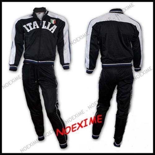ENSEMBLE SURVETEMENT ITALIA M NOIR JOGGING ITALIE