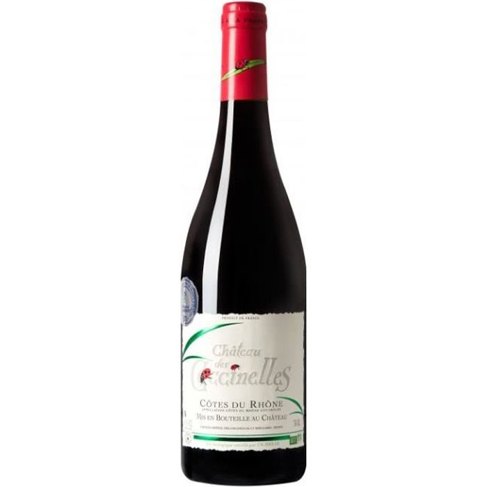 Château des Coccinelles AOP Côtes du Rhône vin rouge 14,5% vol