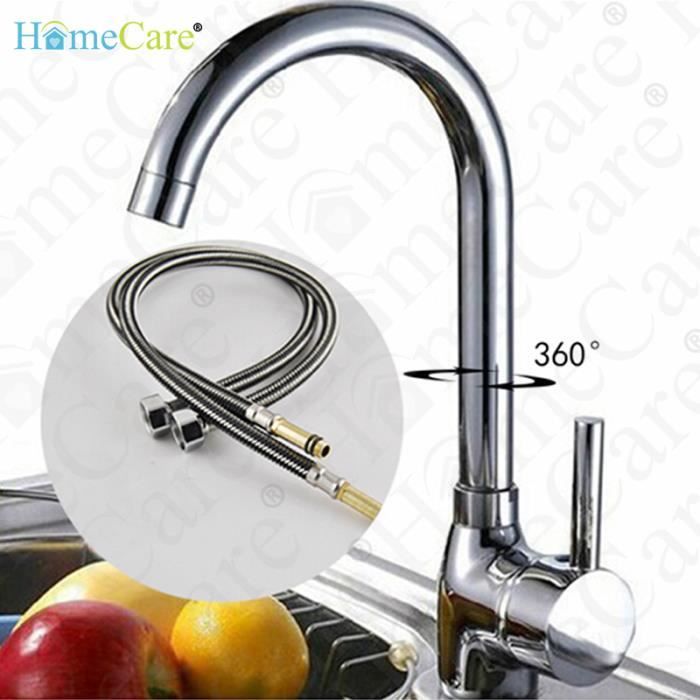 HomeCare®Mitigeur cuisine chrome GD-8371