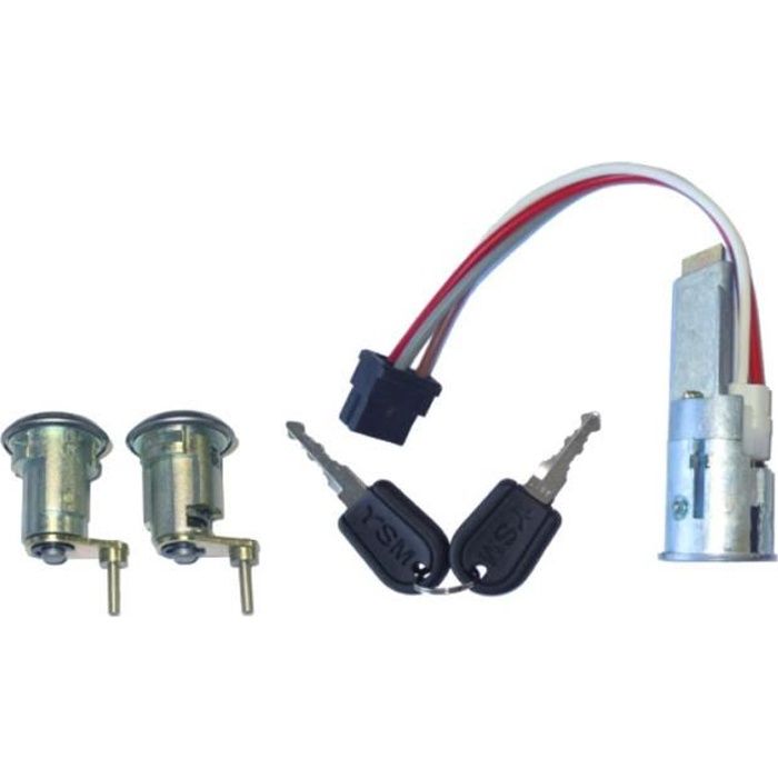 Kit complet de barillets - Serrures de portes et Neiman Citroen C15 et Visa - AF020026TP