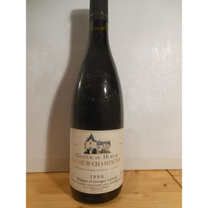 saumur-champigny château du hureau - vatan rouge 1990 - loire - anjou france