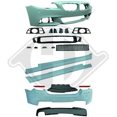 1225750 , Pare-choc Avant et Arrière pour BMW Série 5 Berline de type F10 LCI de 2013 a 2017