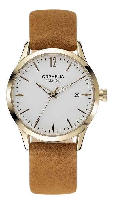 Orphelia Fashion - Montre Femmes - Quartz - Analogique - Bracelet en Cuir - Marron - OF711823