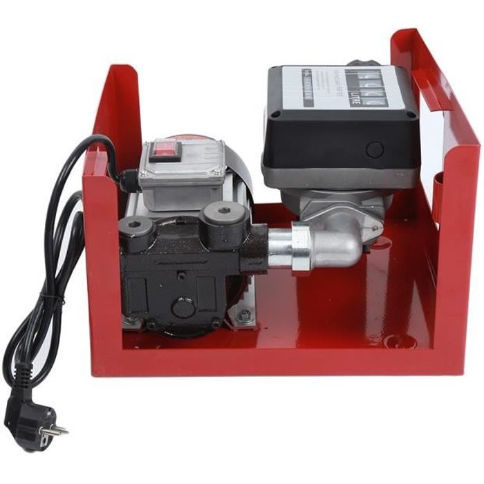 230V / 550W pompe à fuel diesel pompe 60l / min auto-amorçante pompe à huile définie