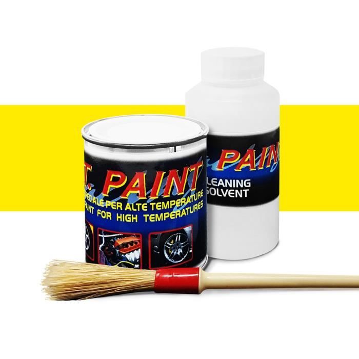 Peinture pour Étriers de Frein, Silencieux, Résistant aux Hautes Températures, Jaune
