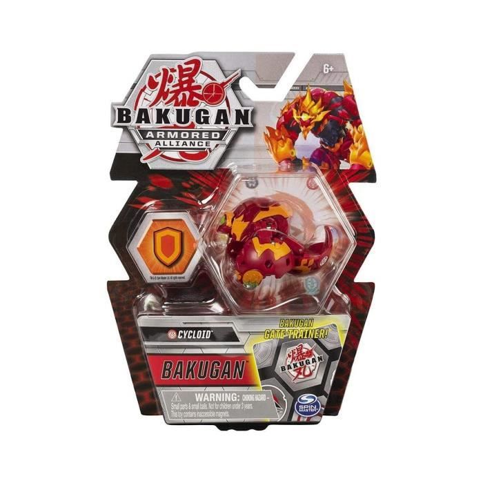 Bakugan Armored Alliance - Cycloid + Carte - Boule Rouge - Figurine - Jouet Garcon