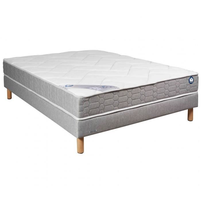 Ensemble Bultex nano TRACKY sommier pieds 160x200