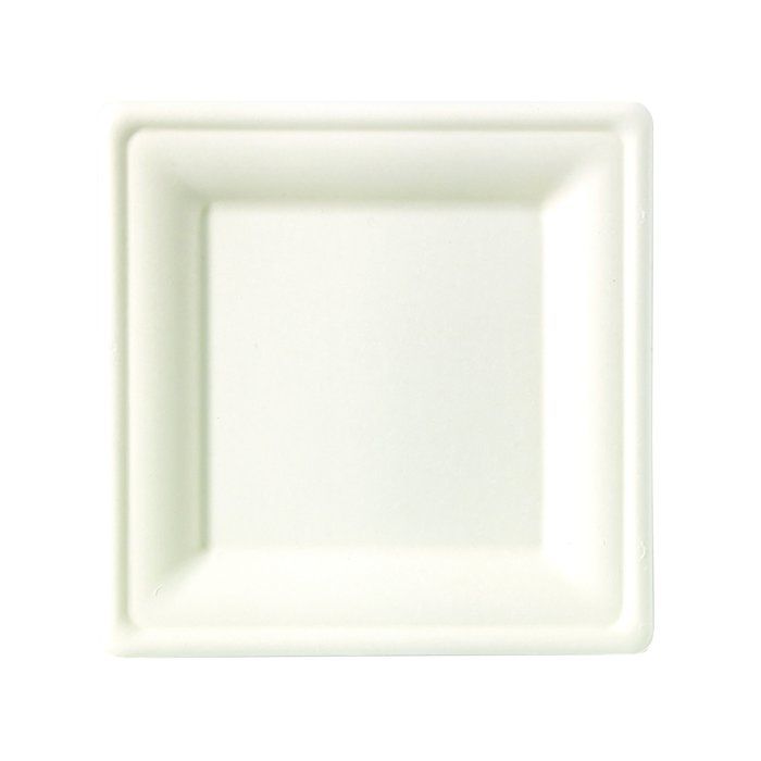 10 Assiettes - Plats carrés 26 x 26cm