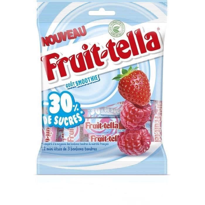 FRUITTELLA Bonbon 30% de sucres - 144g - Smoothie