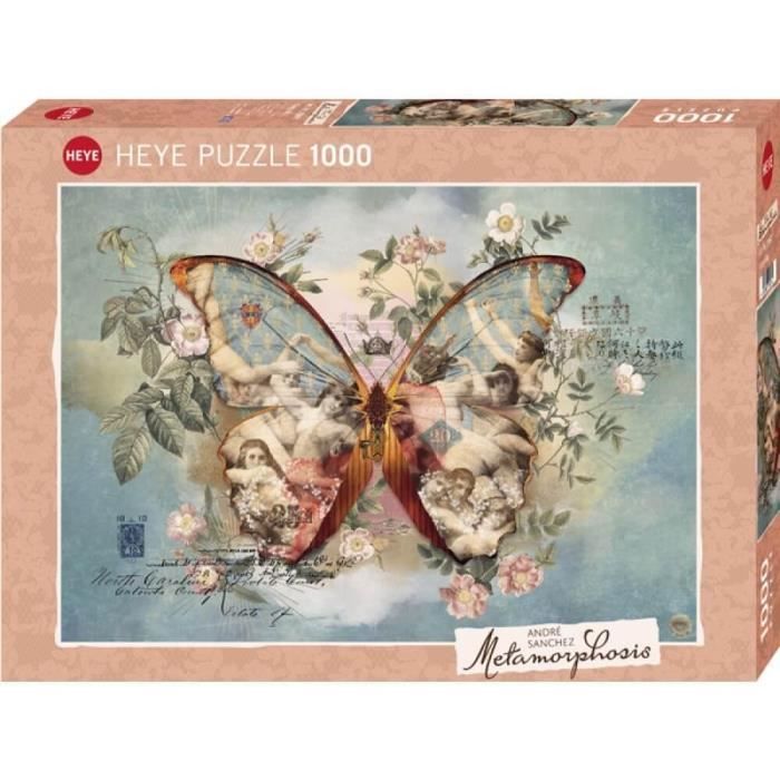 Puzzle 1000 pièces : ailes de métamorphoses N°1 Coloris Unique