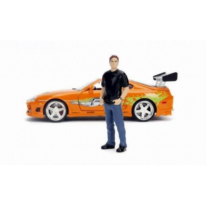 Voiture Toyota Supra 1995 Fast and Furious au 1/24 avec Figurine Brian