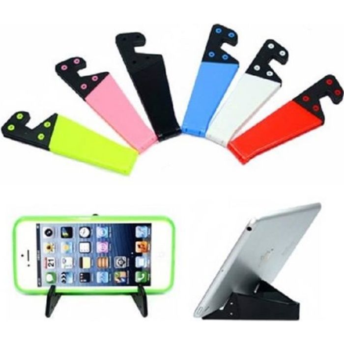Support Pliable pour tout type de telephone et tablette - Bleu