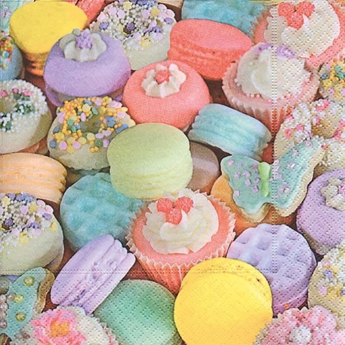 PAPER DESIGN - 20 Serviettes 33x33 cm - SWeet seduction